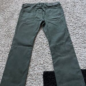 Dark Green Diesel Industry Jeans